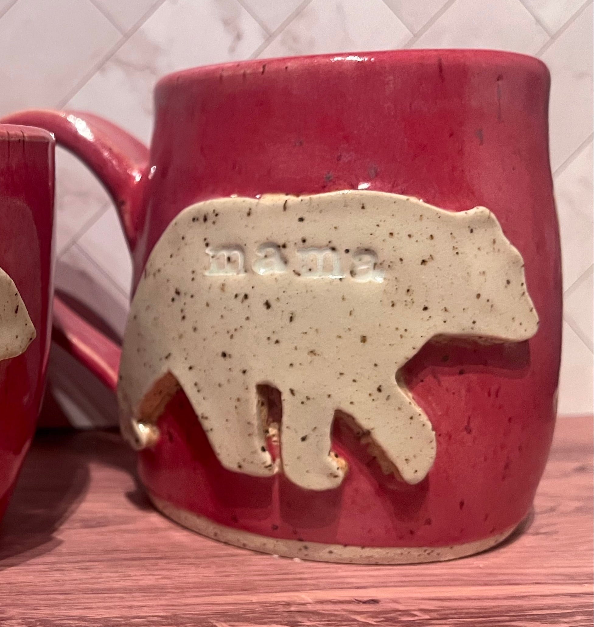 Mama Bear Mug in Raspberry Fizz #2 - Available Now