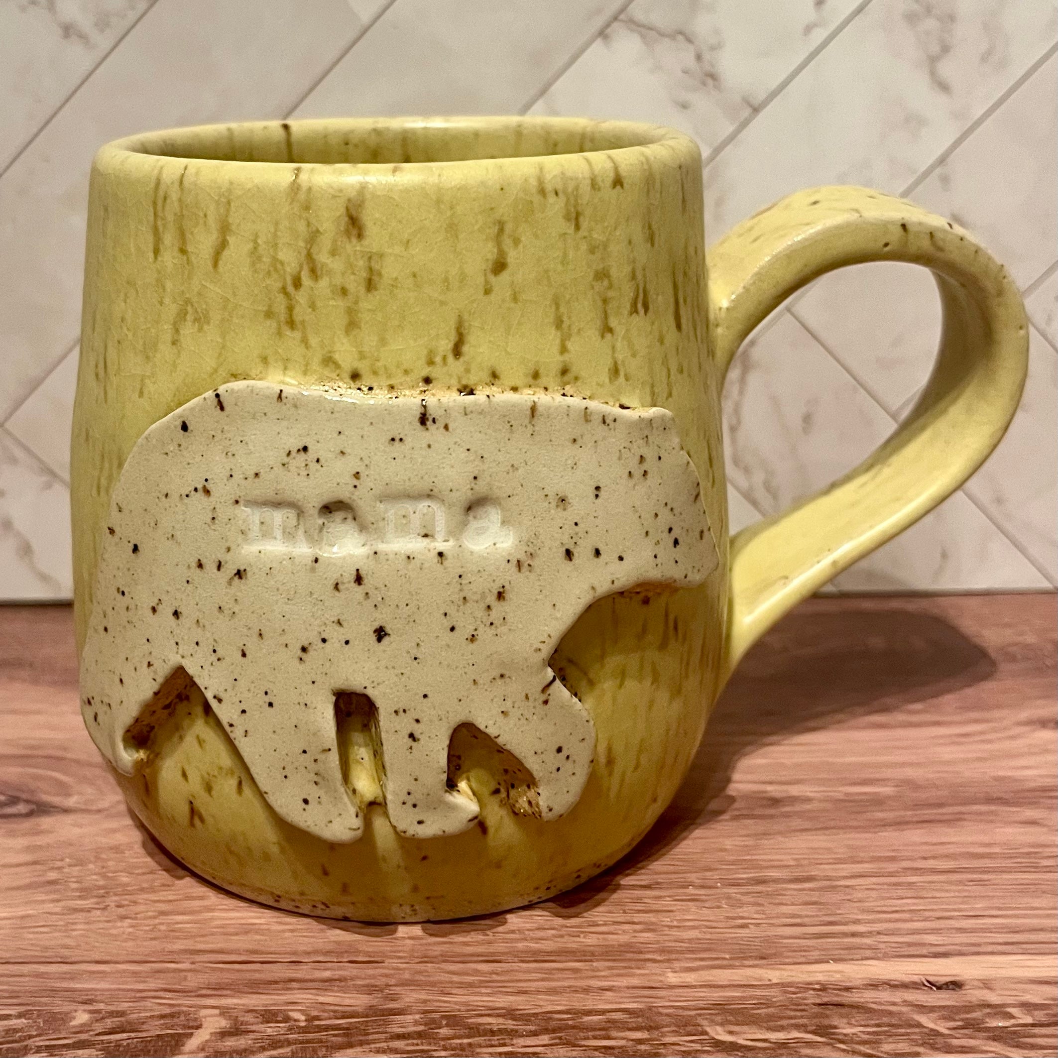 Mama Bear Mug in Biscotti #1- Available Now