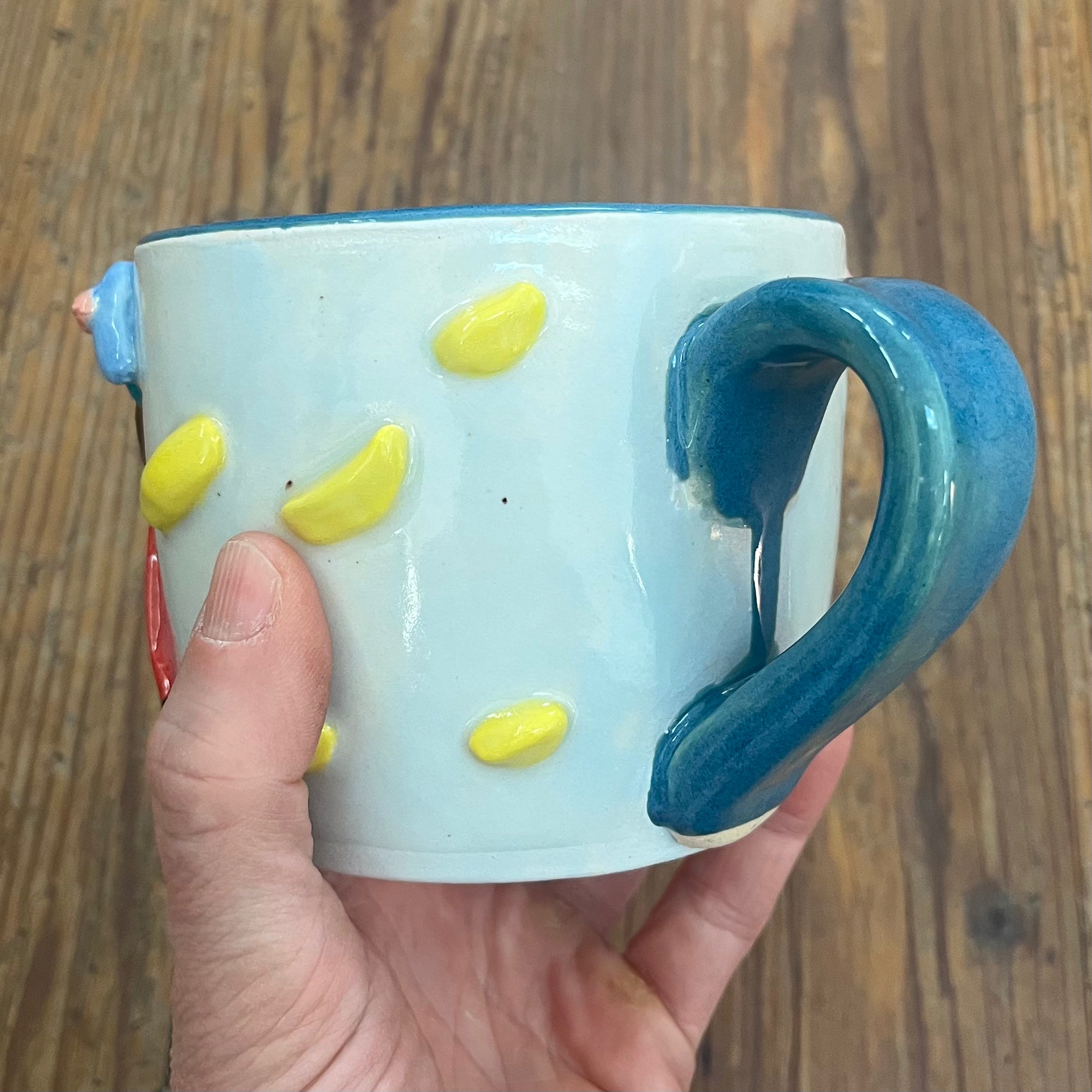 Climber Mug in Peacock Blue