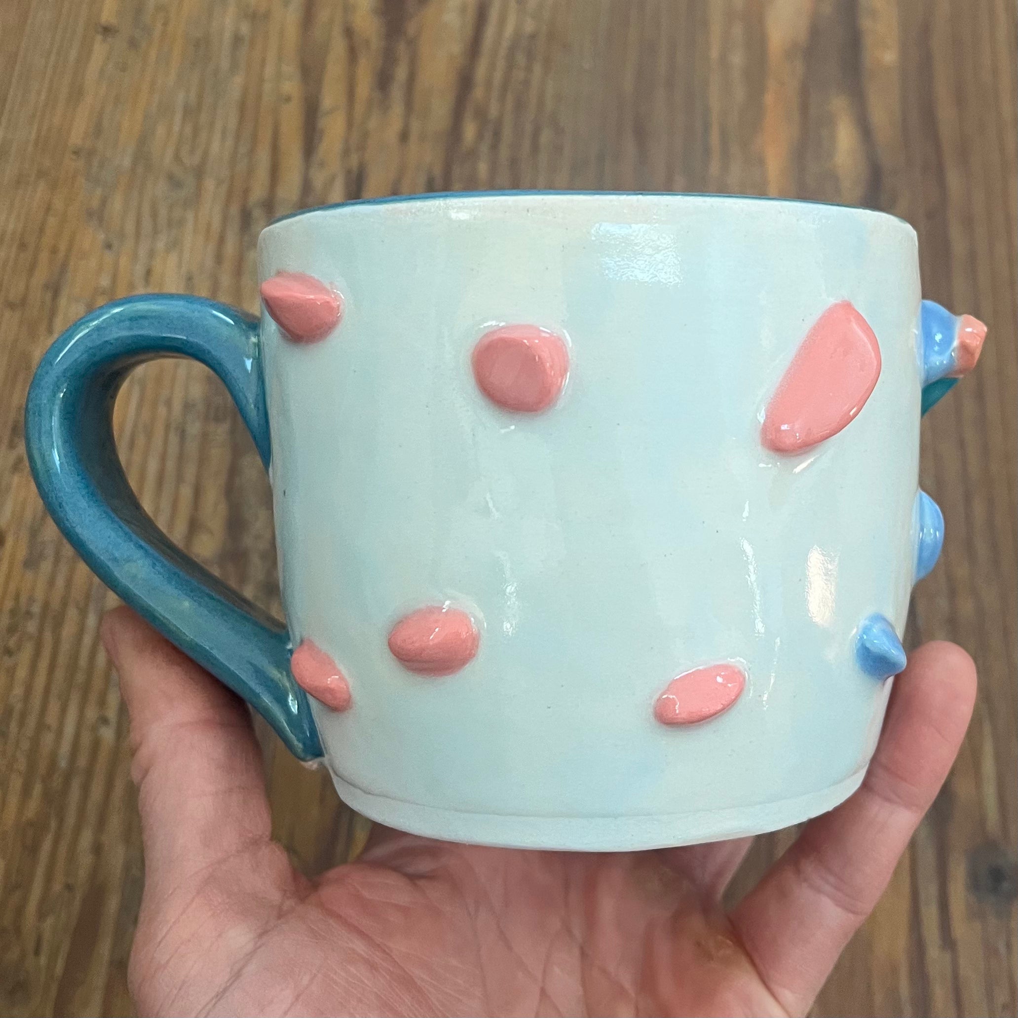 Climber Mug in Peacock Blue
