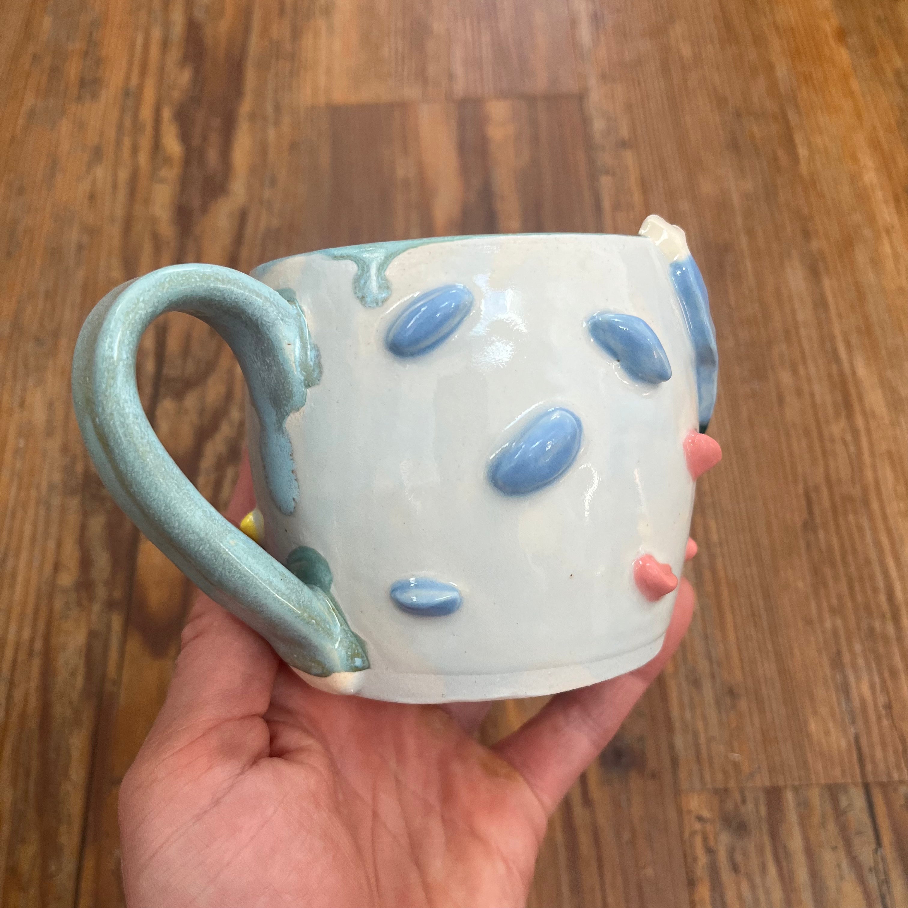 Climber Mug with Topout in Norse Blue