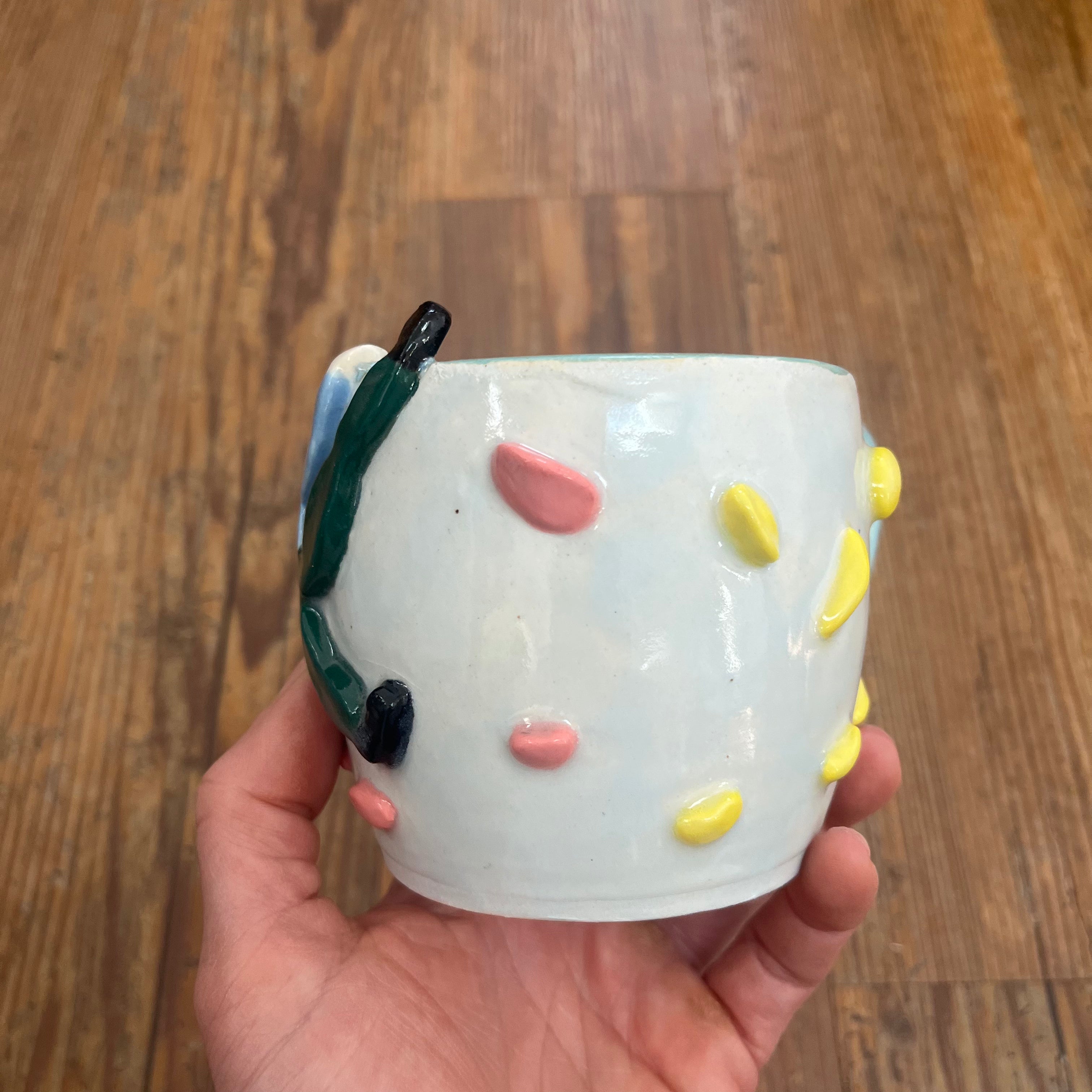 Climber Mug with Topout in Norse Blue