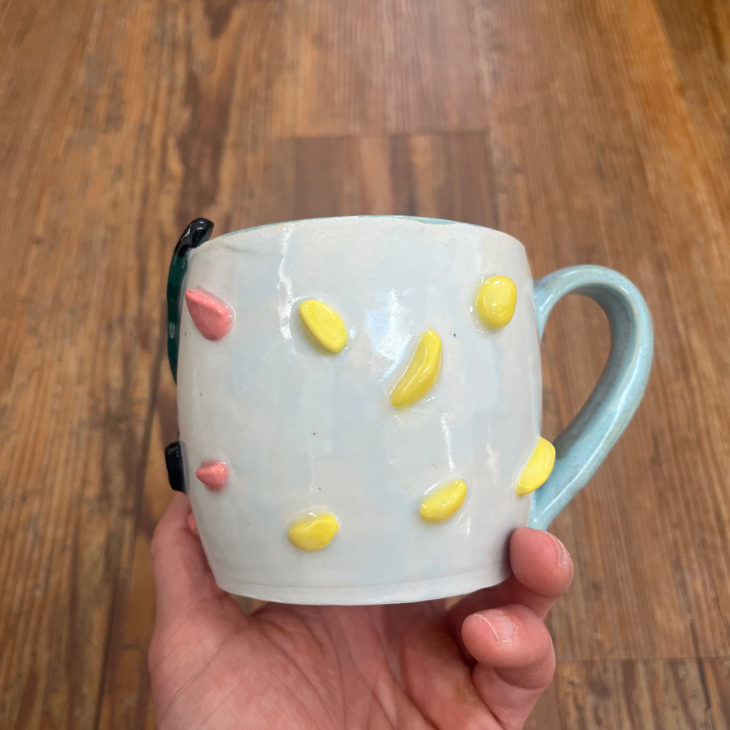 Climber Mug with Topout in Norse Blue