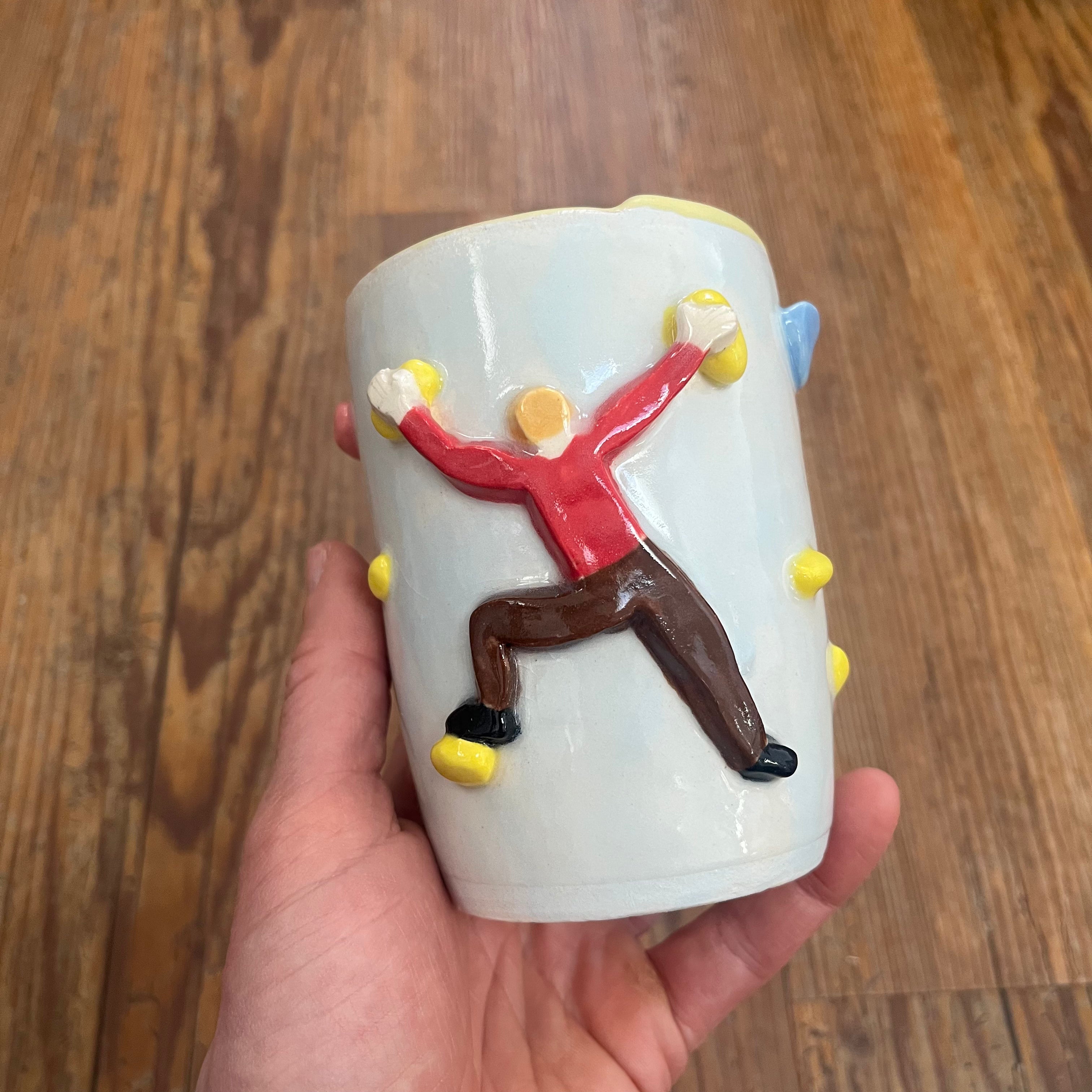 Climber Travel Mug in Biscotti