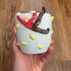 Climber Mug with Topout in Biscotti