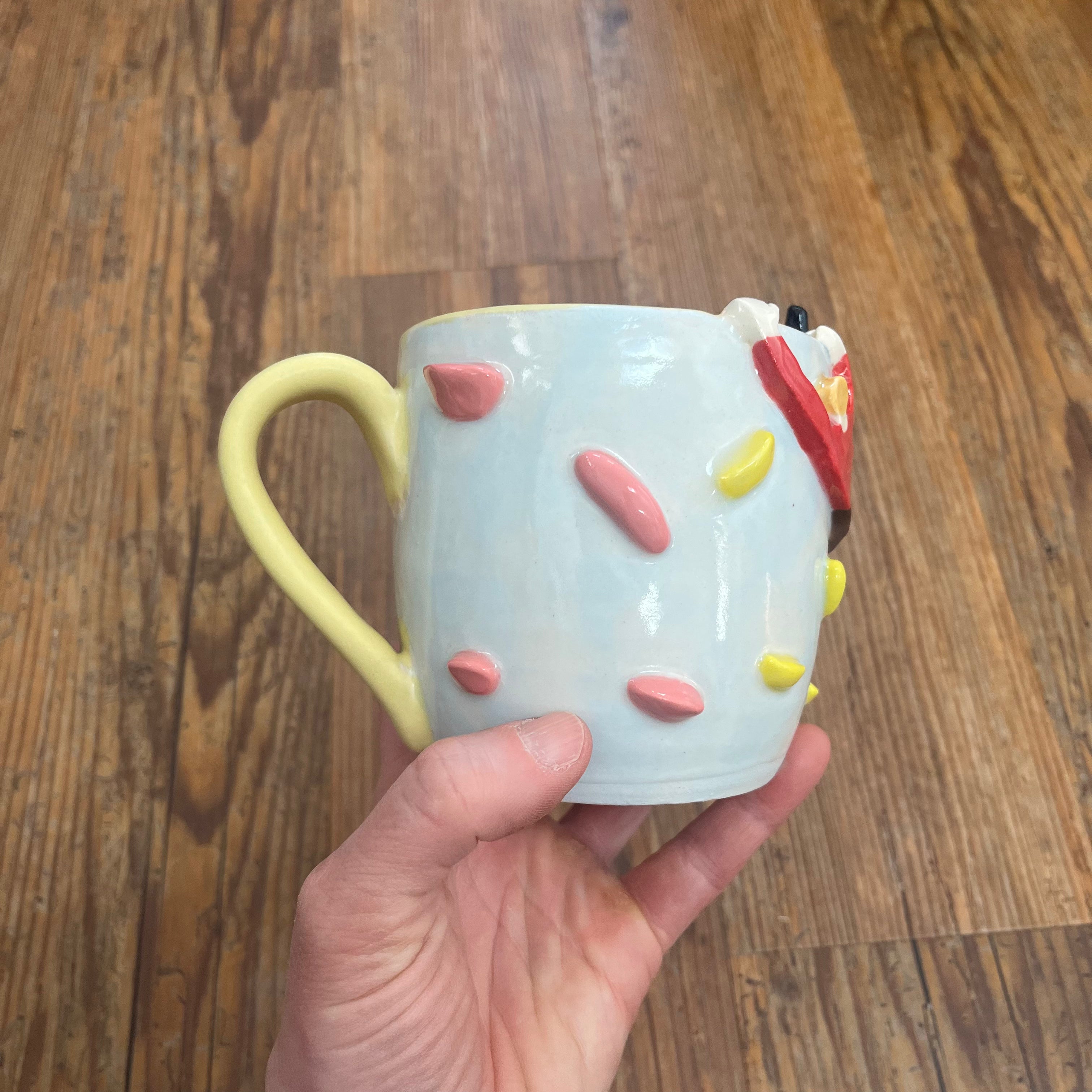 Climber Mug with Topout in Biscotti