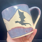 Periwinkle Three Dragon Mug