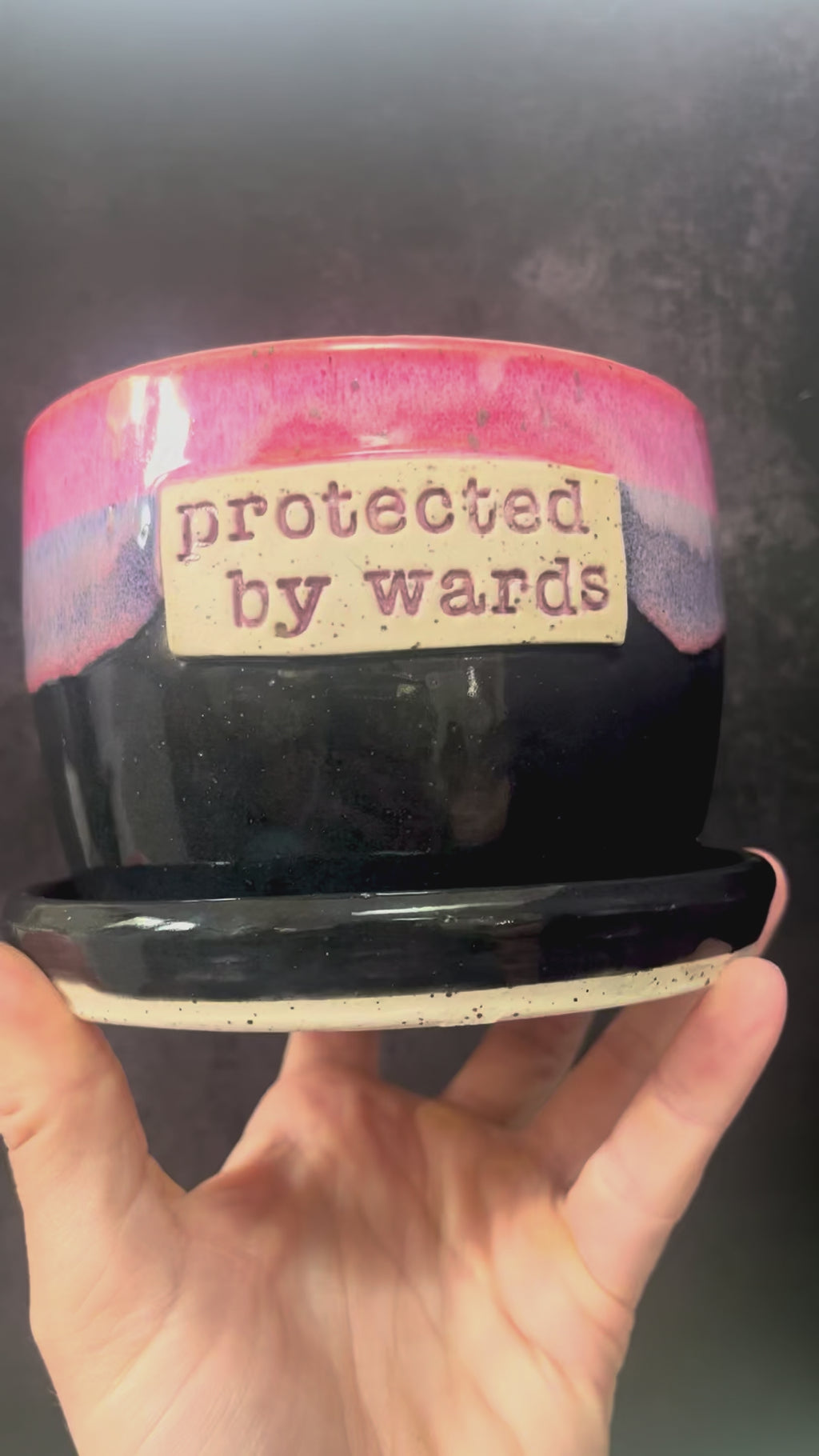 Protected by Wards Planter
