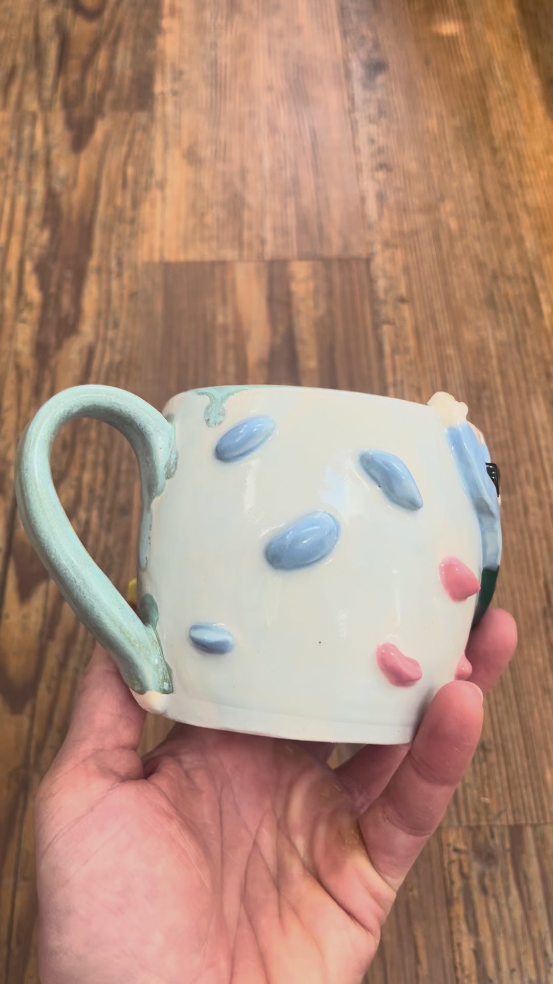 Climber Mug with Topout in Norse Blue