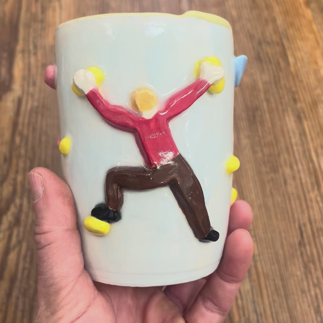 Climber Travel Mug in Biscotti