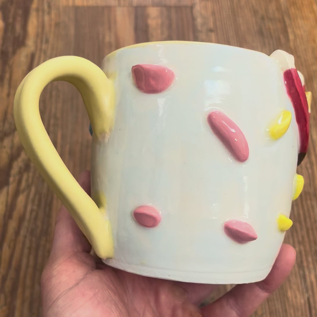 Climber Mug with Topout in Biscotti