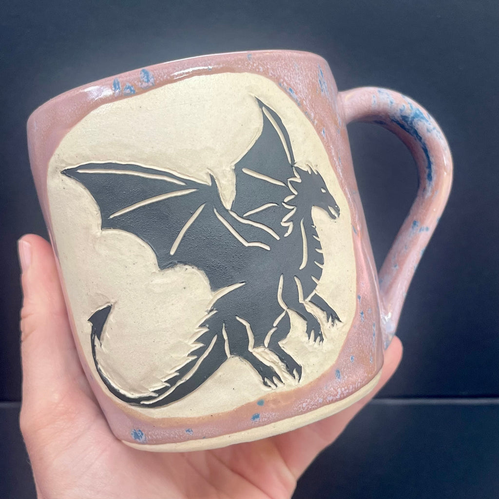 Wildflower Purple Dragon Mug