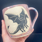Wildflower Purple Dragon Mug