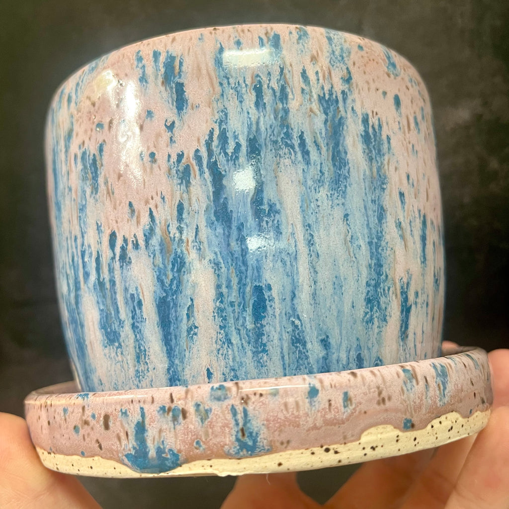 Signet Pending Planter in Wildflower Purple