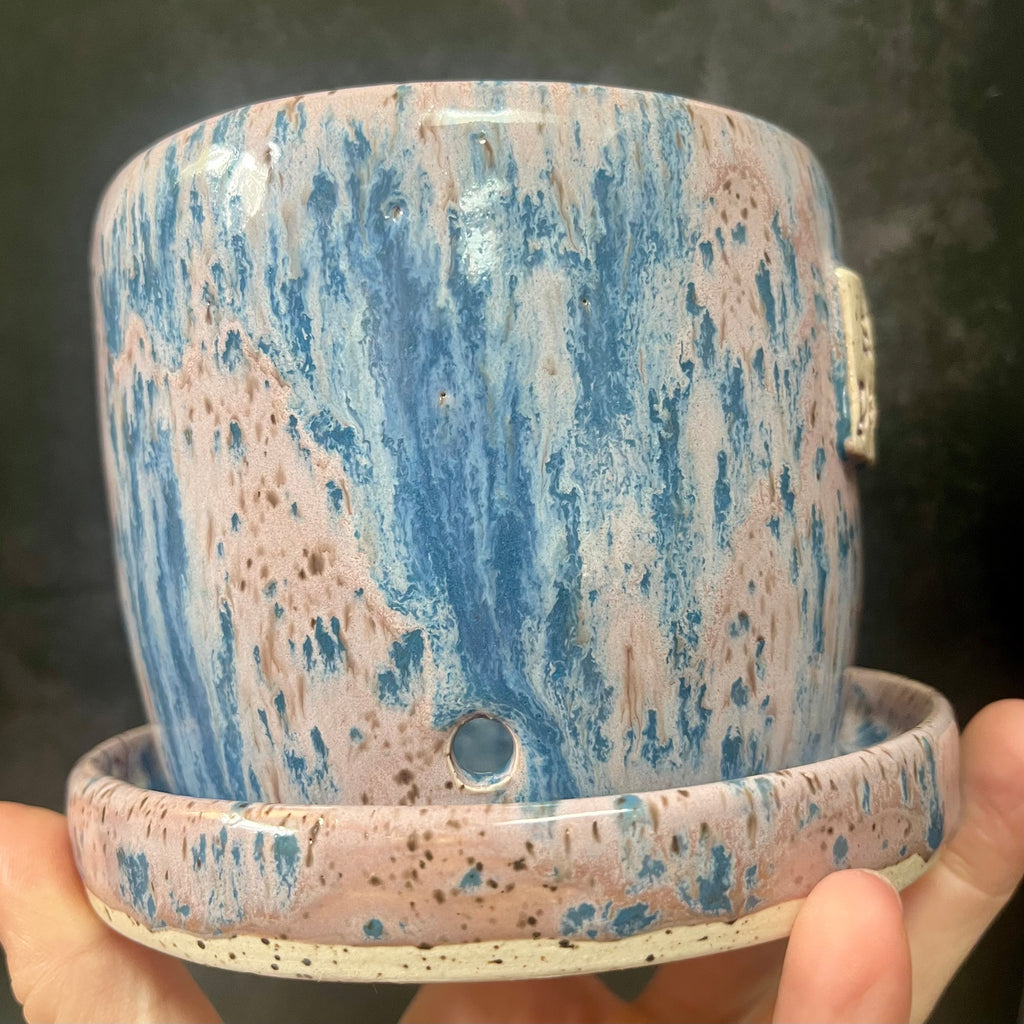 Signet Pending Planter in Wildflower Purple
