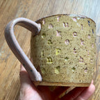 "Take the f*cking leap" 14 oz. mug in wildflower purple